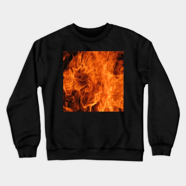 Fire Crewneck Sweatshirt by ARTWORKandBEYOND